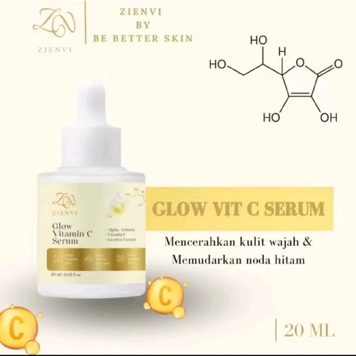 ZIENVI SERUM VIT C All skin bpom