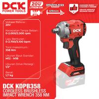 Gambar DCK Cordless Brushless Impact Wrench Torsi 358 Nm KDPB358 / Mesin Pembuka Baut Baterai KDPB 358 - UNIT ONLY dari DCK Power Tools Indonesia Kota Administrasi Jakarta Barat 3 Tokopedia