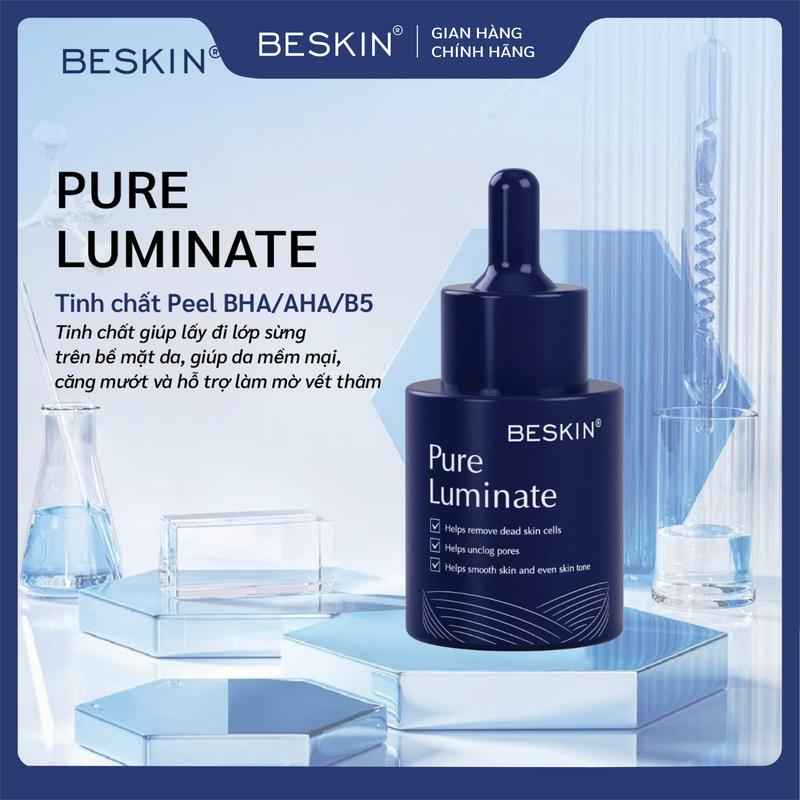 TINH CHẤT PEEL "PURE LUMINATE" - Dung Tích: 20ml & 5ml - Thương Hiệu: Beskin - Skincare Nữ Women Làm Đẹp Da Serum Dưỡng Ẩm Da Chăm Sóc Da Peel Da