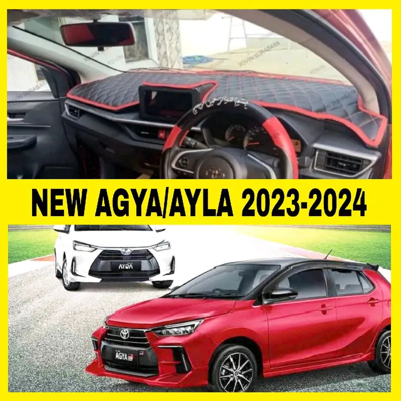 Cover,Karpet,Alas Pelindung Dashboard Mobil New Agya-New Ayla 2023-2024 Aksesoris Car 1
