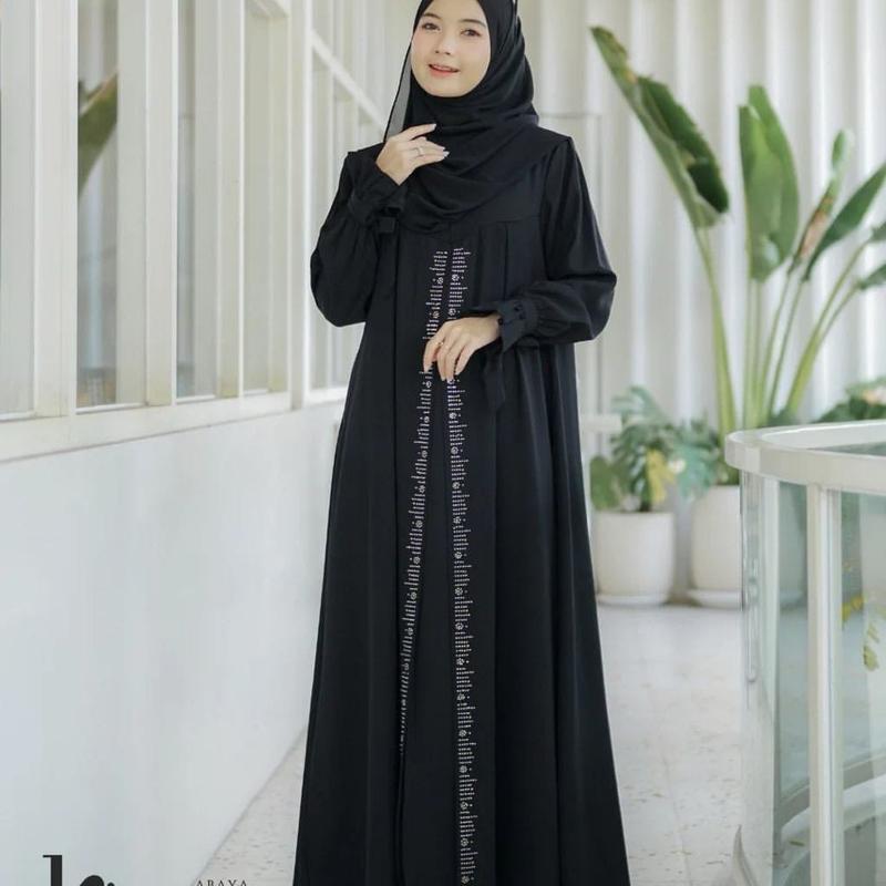 Kiara ABAYA gamis wanita terbaru 2025 kekinian bahan ceruty BABY DOLL 0