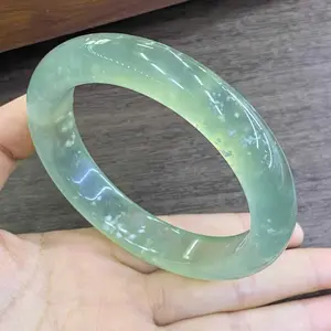 Gelang Bangle Giok Xiuyu Es Salju Asli Alami