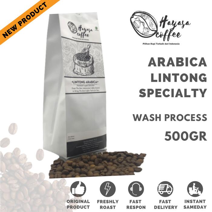 Gambar Kopi Hayasa Lintong Specialty Arabika - 500 Gr - BIJI dari HAYASA COFFEE Kab. Tangerang Tokopedia