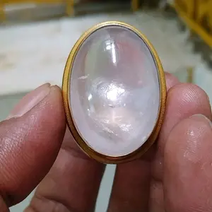 Rings batu cincin kecubung quartz Titanium