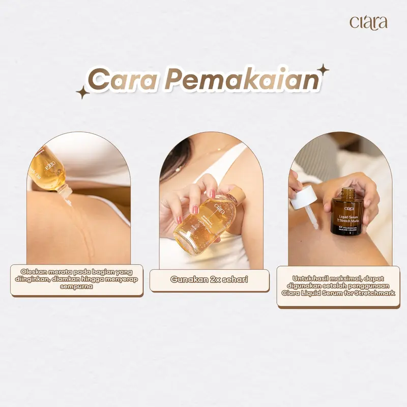 Ciara Stretchmark Treatment Oil Memudarkan Stretchmark dalam 28 Hari 5