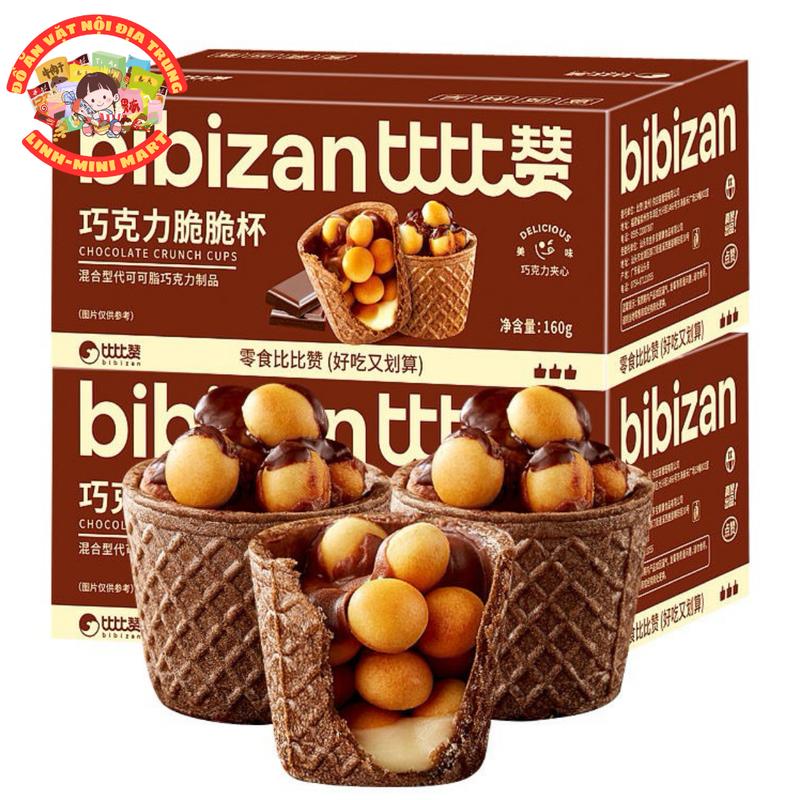 Socola ốc quế Bibizan thùng 160g(15 cái)