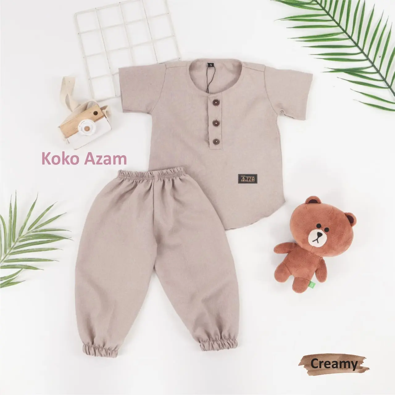 Setelan Koko Bayi 0-12 bln - Baju Koko Bayi Laki-Laki Premium