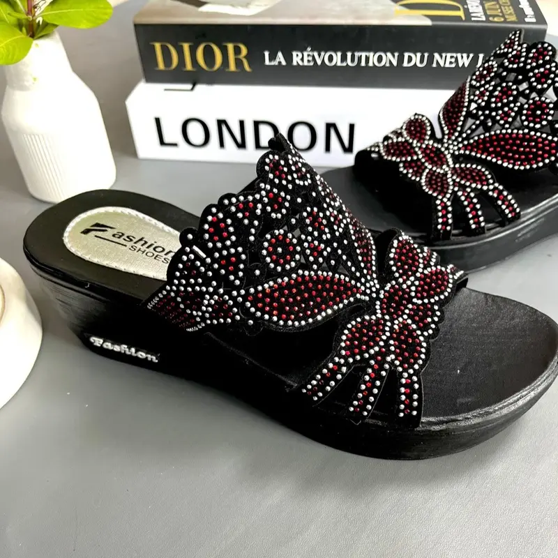 Sandal Wanita Permata blink pesta terbaru