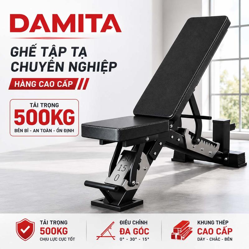 Ghế Tập Gym, Ghế tập tạ chuyên nghiệp, Ghế Tập Thể Hình Tại Nhà, Dụng Cụ Tập Gym