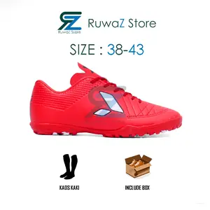 COD SEPATU FUTSAL MINI SOCCER ARKAAI MERAH PUTIH SOL GERIGI KARET MENTAH ANTI SELIP SEPATU OLAHRAGA TERBARU