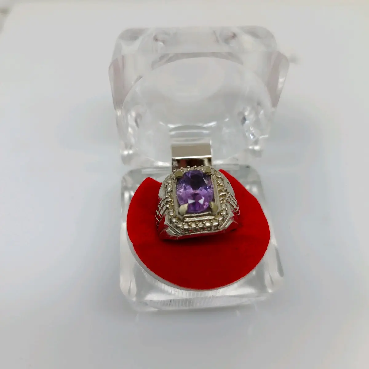 Batu Permata purple siam natural