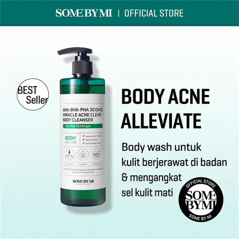 SOME BY MI Aha Bha Pha 30 Days Miracle Acne Clear Body Cleanser 400g Body Cleansing Body Wash(400g) 6
