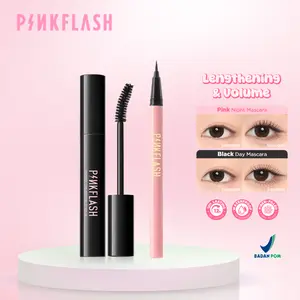 PINKFLASH  Eye Makeup Set Natural Long Waterproof Mascara Mistake-free Liquid Eyeliner Long