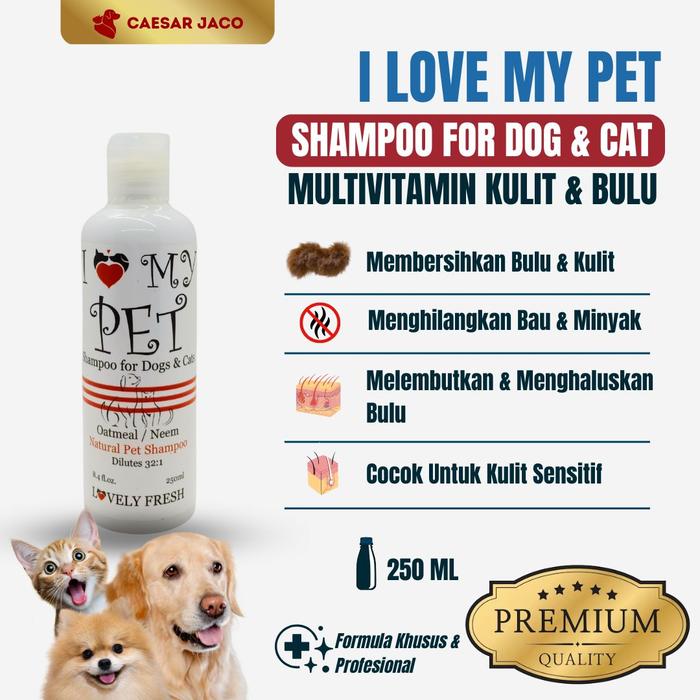 Gambar I Love My Pet Natural Shampoo Concentrate 1:32 Anjing Kucing Hewan dari Caesar JacO Kota Administrasi Jakarta Barat Tokopedia