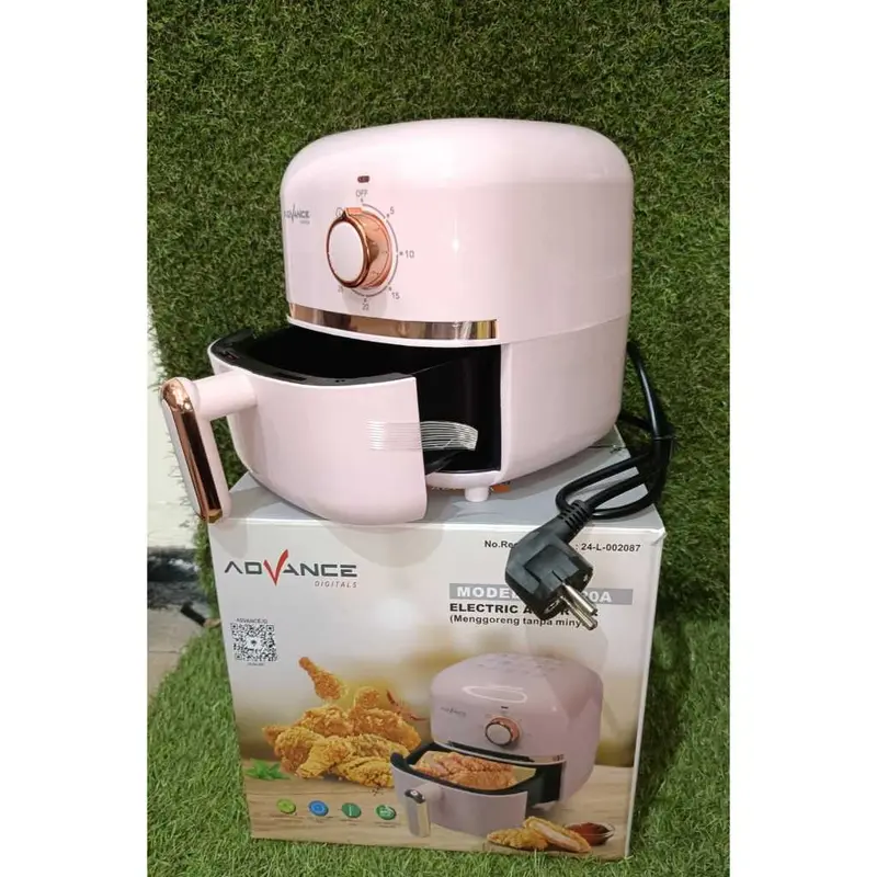 Advance ADF-20A Mesin Penggoreng Tanpa Minyak 2 Liter Hijau/Pink - Merah, Wadah Fryer 2
