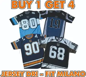 PAKET 4 PCS Jersey Premium + { 1 PARFUME } Pria Wanita Harga Pabrik Bahan Adem Uniseks Motif Random