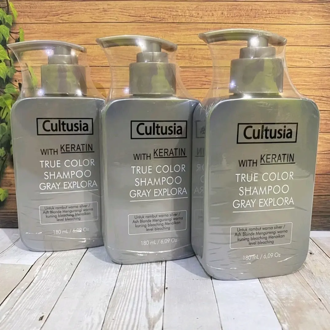 Cultusia With Keratin True Color Shampoo Gray Explora - 180 ml