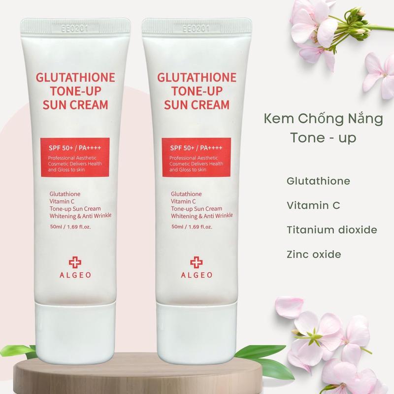 Combo 2 Tuýp Kem Chống Nắng Vitamin C Tone Up 50ml Hàn Quốc Mã SP001431 SP002014