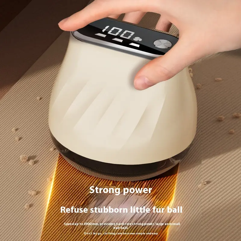 DELYOU USB Rechargeable Fabric Shaver-Portable Hairball Trimmer With Enhanced Power, Ideal For Sweater & Wool Pilling Removal, Perfect For Home Use