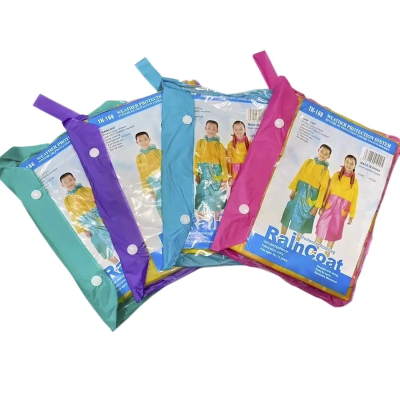 Jas Hujan Karakter Anak Berkualitas - Ukuran M, L, XL, dan XXL - Motif Random Ponco 2