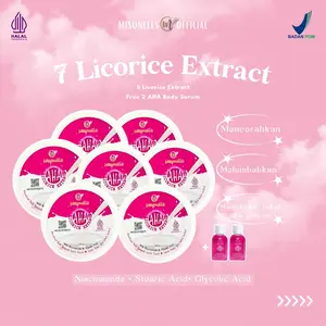 Misonells 7  Licorice Extract free 2 Aha Body Serum Niacinamide