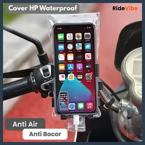 Cover Hp Anti Air Untuk Motor Waterproof Anti Bocor Anti Hujan Cover Hp Plastik Bening