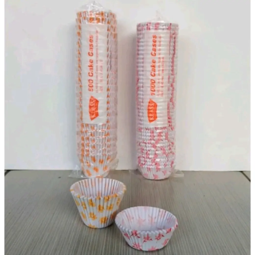 Kertas Classic Cake Cases 50pcs / 100pcs Paper Baking Cup Cetakan Kue Bolu Kukus