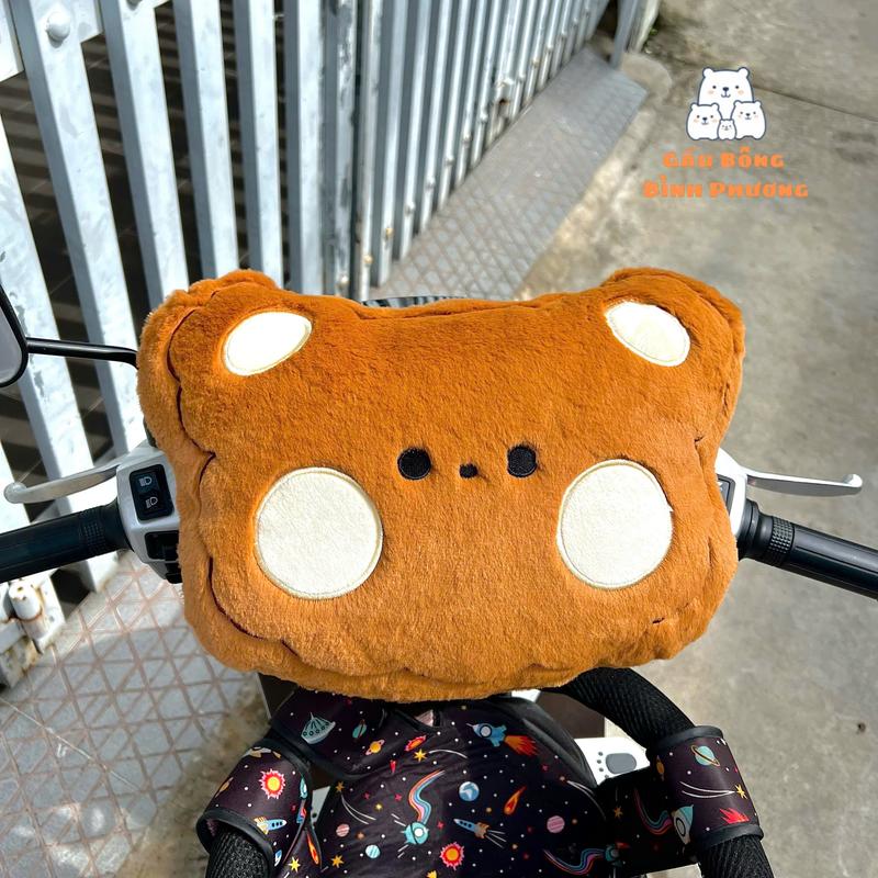 Gối đi xe máy cho bé hình gấu cute nhiều màu sắc - Gối đi xe máy an toàn cho bé chống va đập đầu