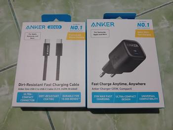 Product Review of Anker 25W GaN USB C Charger, Compact Support PPS & Fast Charging for Samsung iPhone - A2656 from A**6 3