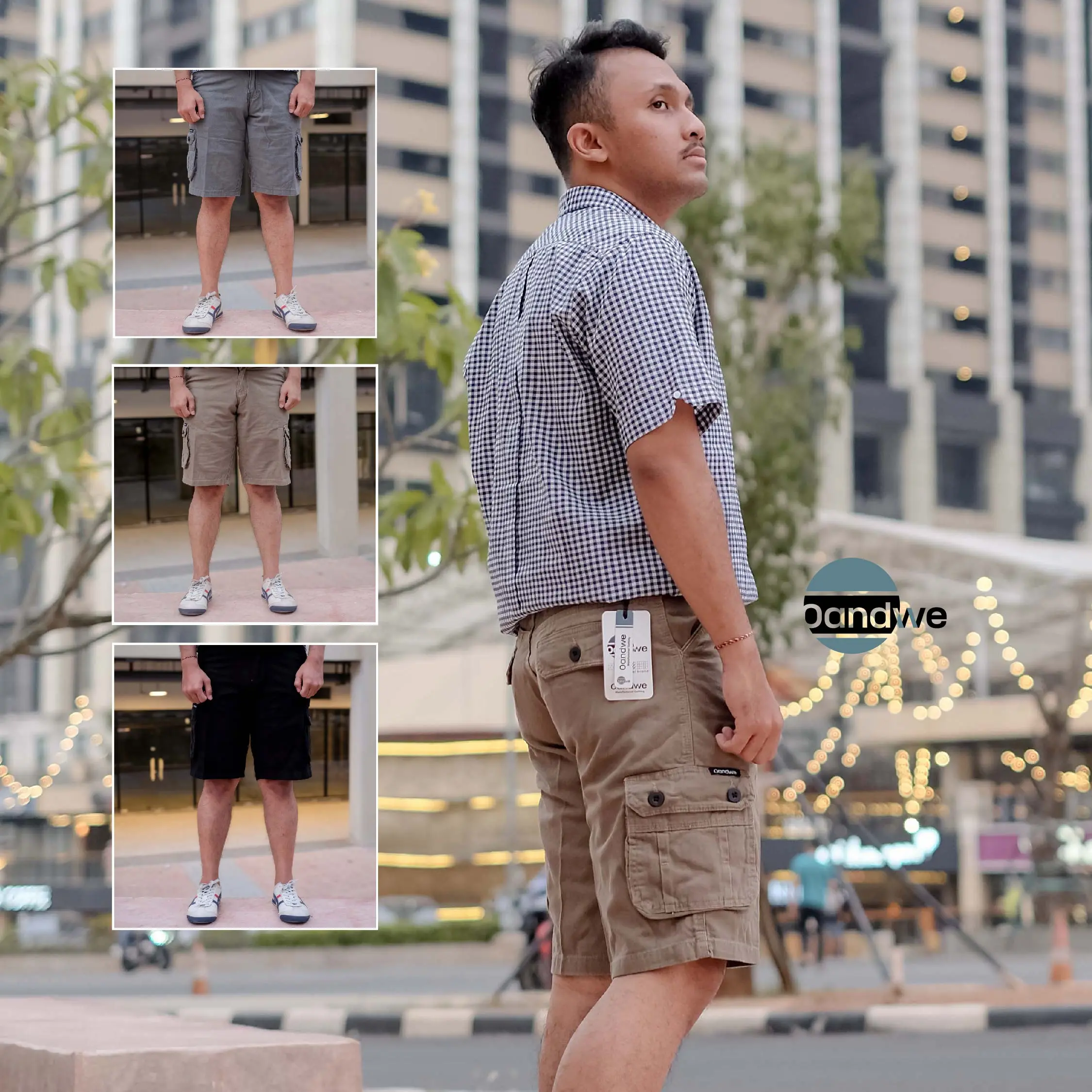 Celana Cargo Pendek Tactical Premium Keren Pria Dewasa Casual Katun Shorts Santai Distro Cowok Lembut Nyaman Twill Panjang