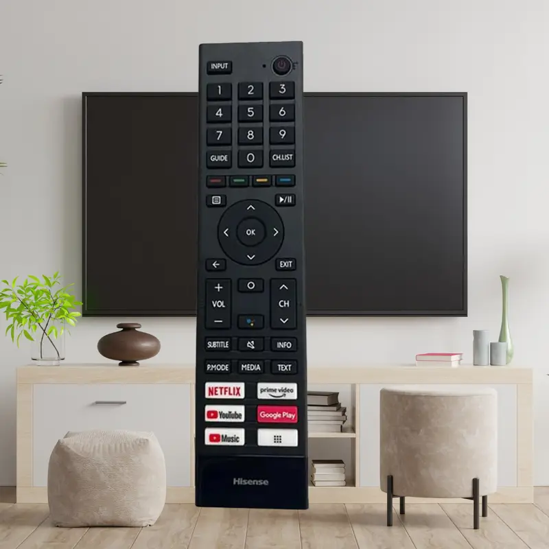 Remot Remote Smart TV Hisense Youtube Netflix H Sense Android LED LCD tanpa setting Google Prime 0