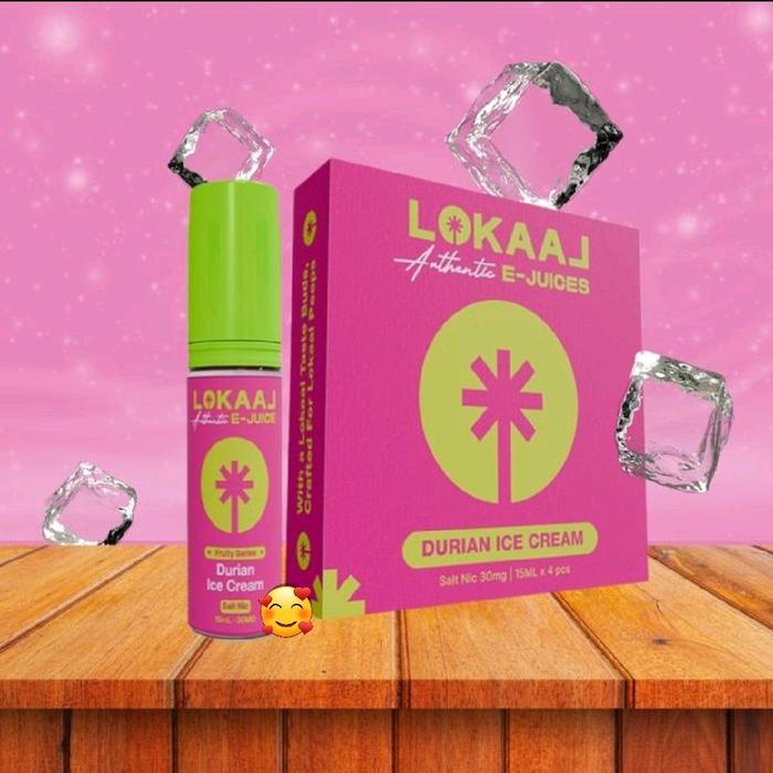 Jual Lokaal Pack Durian Ice Cream Series Salt Nic 4x15ML - Authentic by  Lokaal - Liquid Lokal Juice - Kab. Tangerang - Esther Ivel | Tokopedia