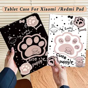 Case For redmi pad 2 /pad se 11 inch / pad 10.61/Redmi Pad POCO / Pro12.1" / xiaomi pad 7 pro / 6 /5 / 6s Pro / Case Tablet dengan Tempat Stylus casing silikon lembut Full Cover Anti Jatuh Bebas Gores
