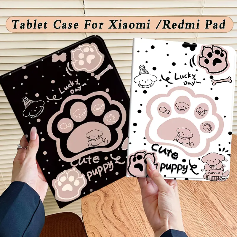 Case For redmi pad 2 / se 11 inch / Pad2 9.7"/ pad 10.61/se 8.7inch / pad 2 pro/Pad Pro12.1" / xiaomi pad 8Pro /7 / 6 /5 / 6s Pro / Case Tablet dengan Tempat Stylus casing silikon lembut Full Cover Anti Jatuh