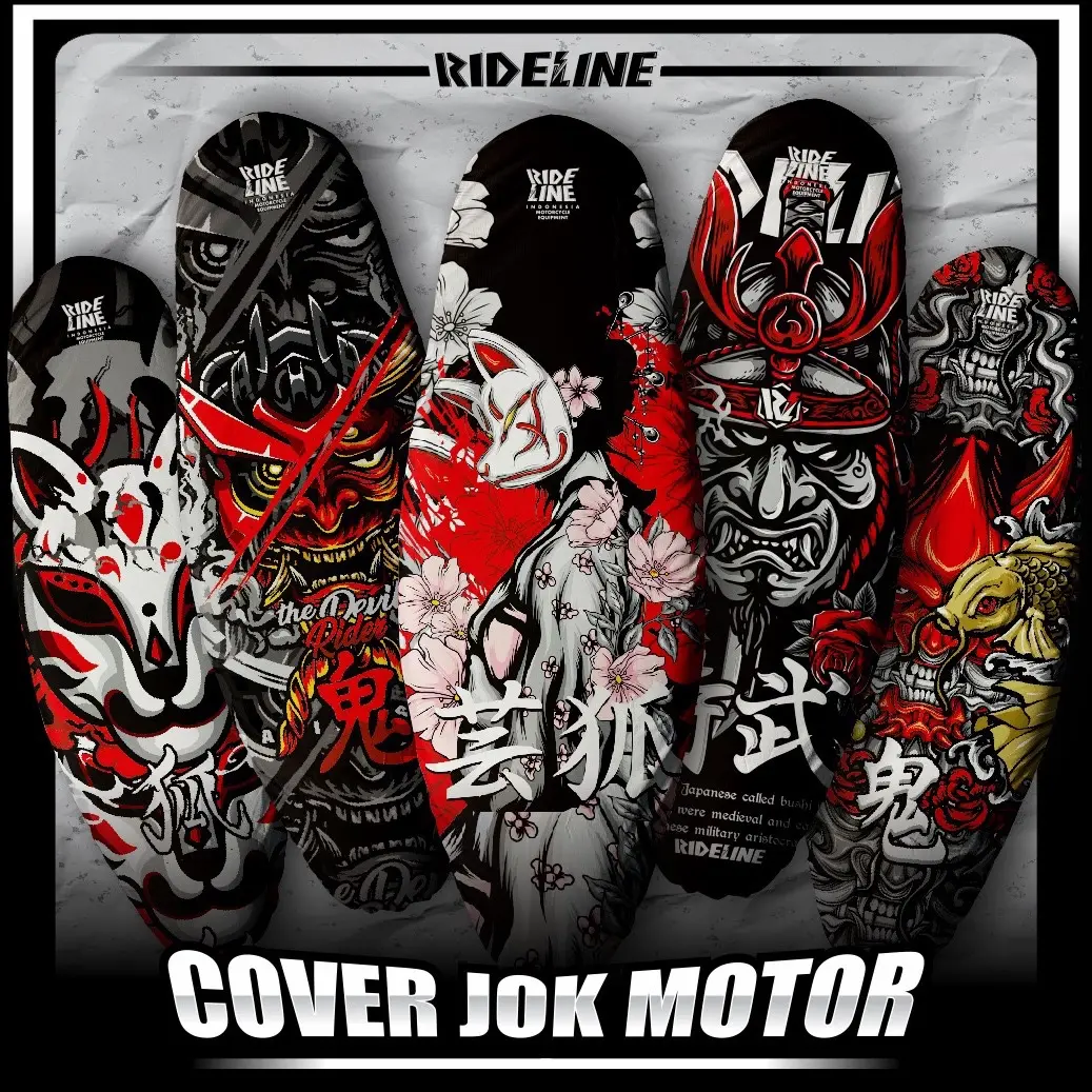 Rideline sunmori series seat cover - sarung jok motor full print