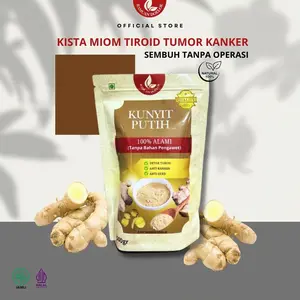 Kunyit Putih 250 gram Murni 100% | (Asam Lambung, Benjolan, Gastritis, Hiperteroid, GERD) obat herbal, Alami