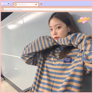 Oversize Tee Tshirt Kaos Import Longgar Motif PANJANG ANOTHER FRAME