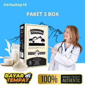 Etawaku Platinum Paket 3 Box Isi 200gr Bantu Atasi Sesak napas Bisa Cod Bubuk Kambing Susu Dairy Milk