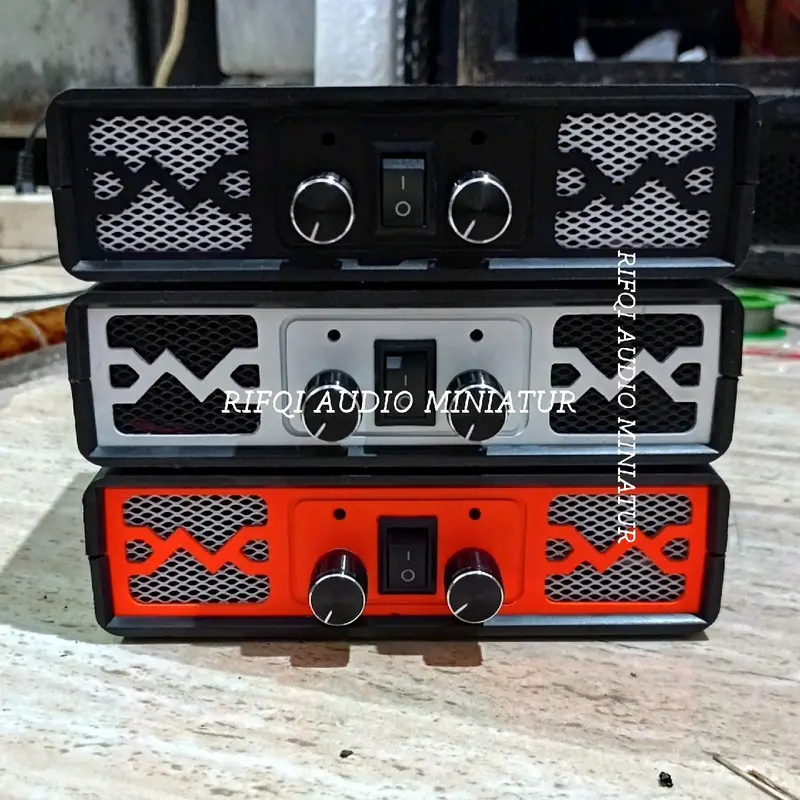 Power Balapp Miniatur 12voll 2 Channel Stereo Di Jamin Horeg( Udah Bluetooth)  (HARGA UDAH TERMASUK ADAPTOR) 1