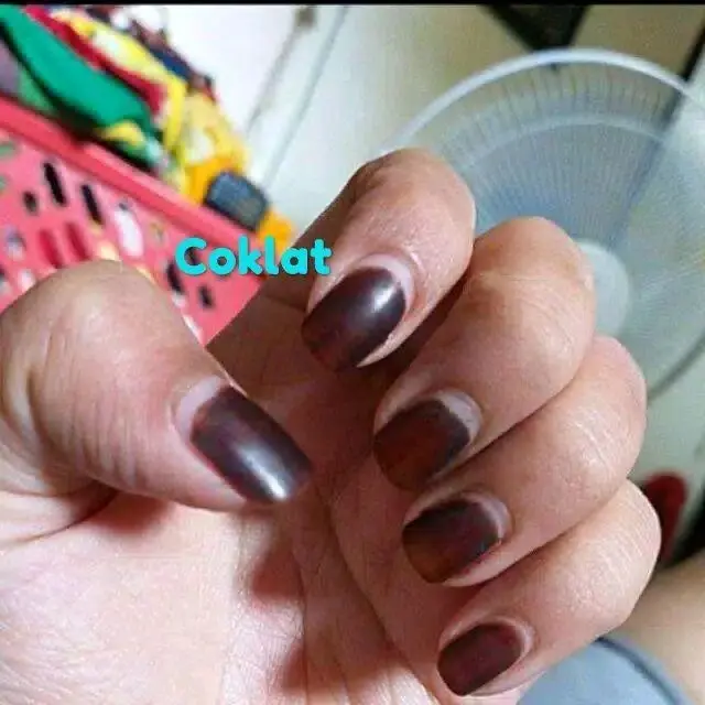 3Botol kutek bubuk muslim warna coklat 0