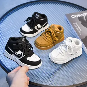 littlekiddoss SH2345 Sepatu Sneakers Semi Boot Anak Import 21-36 Sepatu SPORT Anak Laki-Laki Perempuan Ceklis