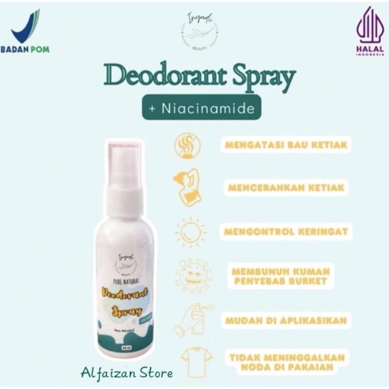 ￼[Isi 3 Botol] Inyudi Deodorant Spray Original Penghilang Bau Badan Pemutih Ketiak Deospray 1