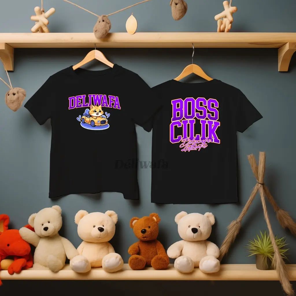 KAOS DELIWAFA TSHIRT ANAK BOSS CILIK KAOS ANAK VIRAL DELIWAFA