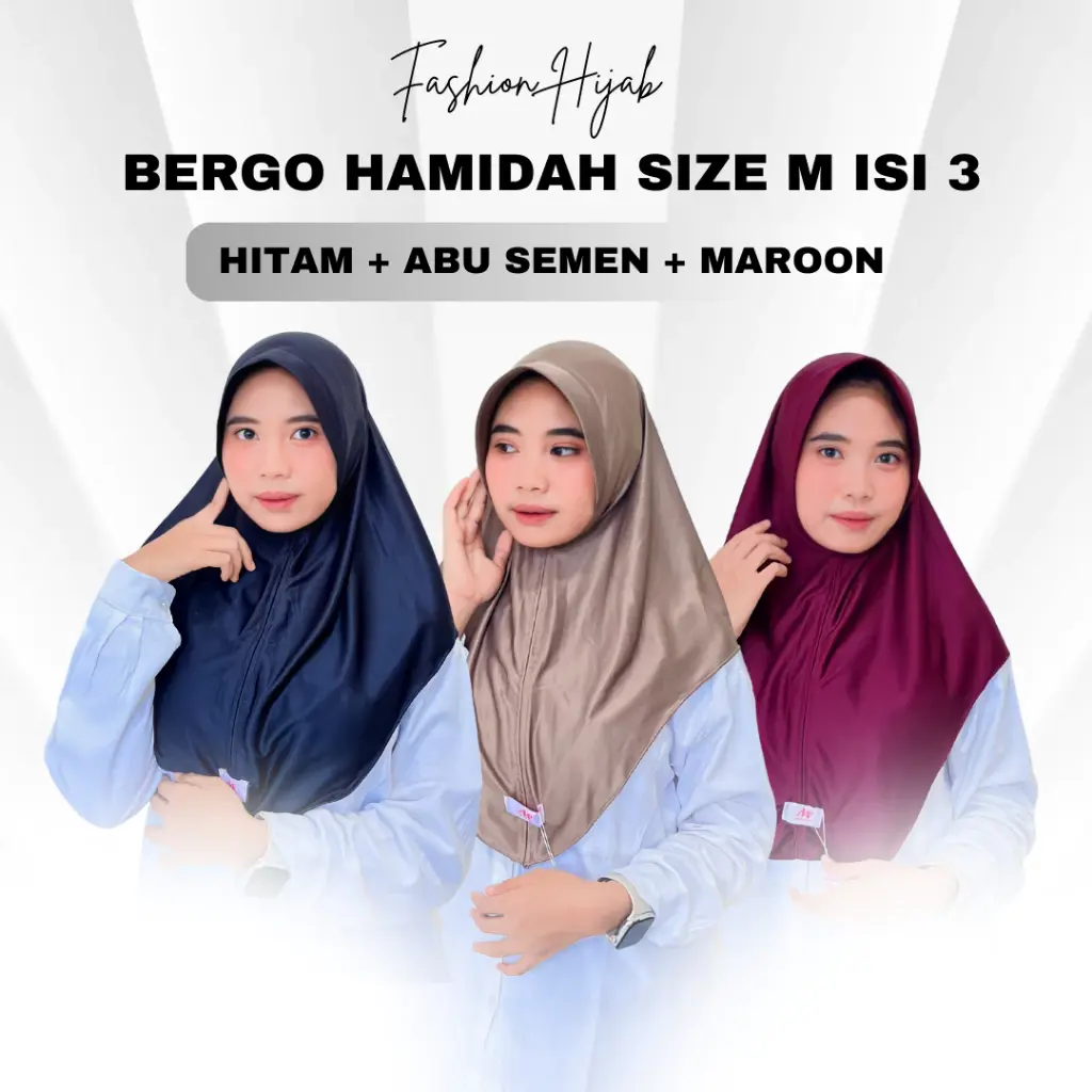 Hitam + Abu Semen + Maroon