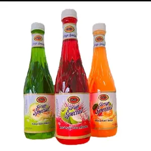 syrup GMC spesial tanpa pemanis buatan untuk rasa minuman yang tidak serik dan segar kemasan 1 kardus isi 12 botol