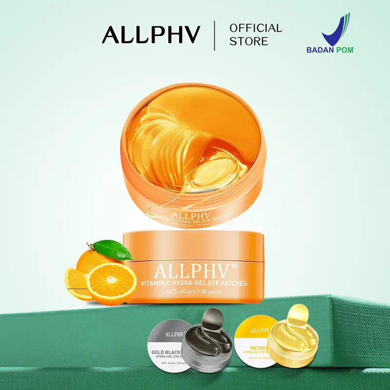 【BPOM】Allphv Masker Mata Panda Eye Patch Collagen Vitamin C Retinol Anti Aging Masker Mata Kantung Mata Black Extract 0