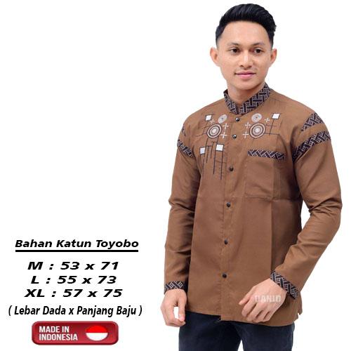 Koko Coksu Pria Kekinian  Motif Bordir Nyaman Dipakai! 7