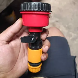 MUSCLE COW Nozzle Semprot Air Tekanan Tinggi 2000 Lubang, Kepala Semprot Selang Taman dengan Konektor 1/2", 3/4", 1" untuk Cuci Mobil dan Siram Tanaman