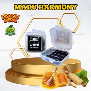 [PREMIUM] Madu Harmony,Madu Serbuk Alami 100% Natural + Ekstrak Herbal isi 4KPSL