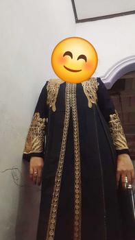 Product Review of (COD)Gamis Abaya Arab SHANIA Motif Bordir Jersey Mix Ceruty Mote Swarosky Terbaru Muslim Hitam Turki Mewah from f**i 0
